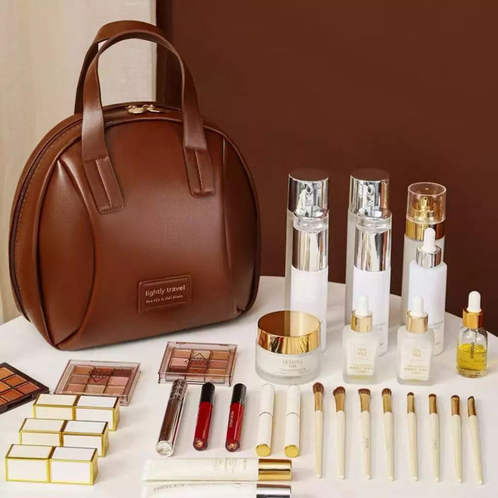 Bolsa De Cosméticos De Armazenamento Portátil De Grande Capacidade De Viagem - alina