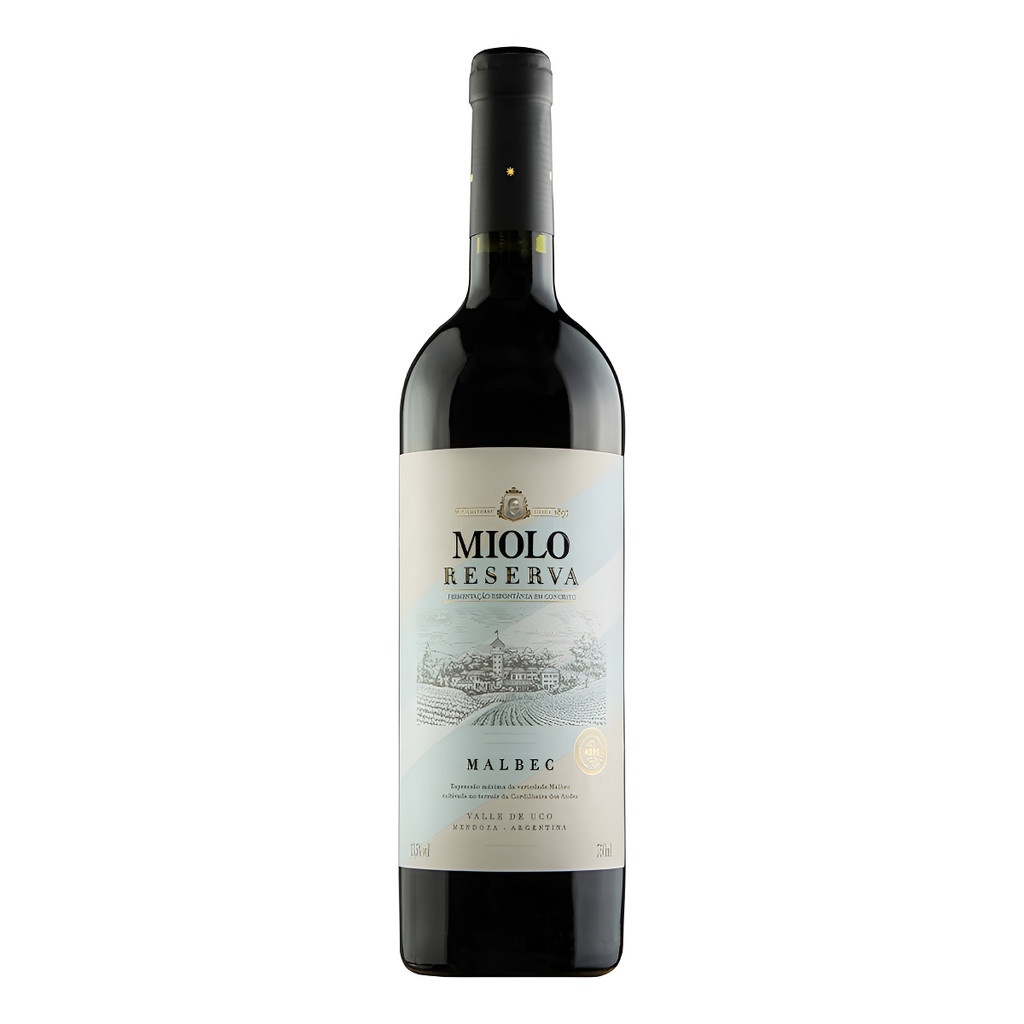 VINHO TINTO MIOLO RESERVA MALBEC 750ML em Oferta na Shopee