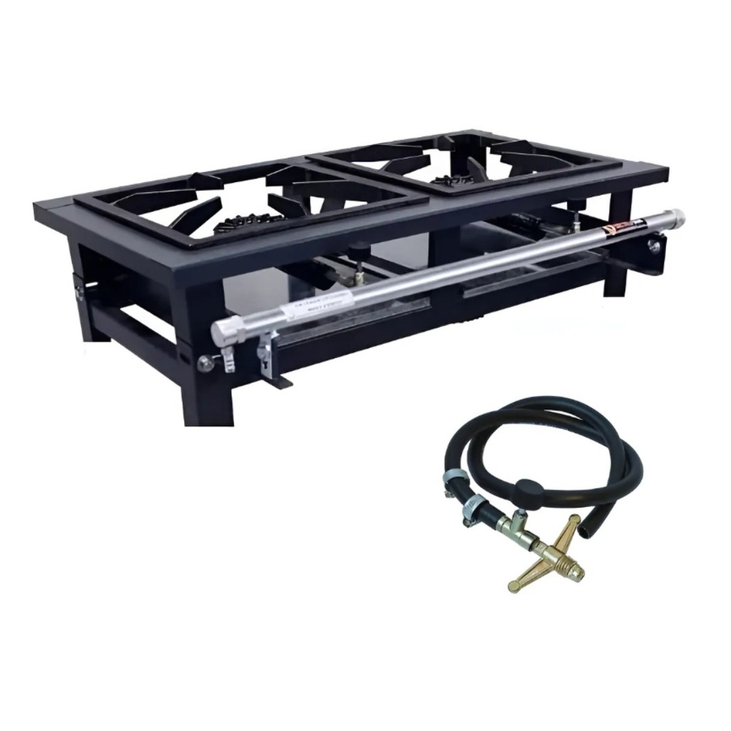 Fogão Industrial Gás 2 Boca Alta Pressão Reforçado - Oferta