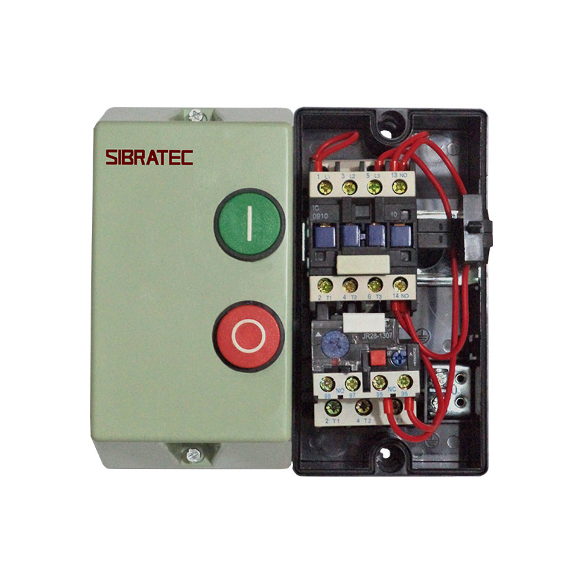 Chave Partida Direta 1CV / 220V (Monofásico) - 2CV / 220V (Trifásico) 4CV / 380V (Trifásico)  - Ajuste 5,5~8,0A
