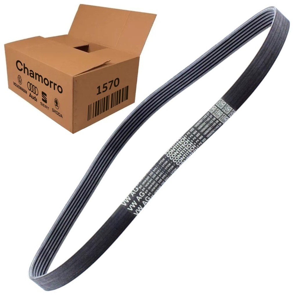 Correia Alternador Vw Original Polo Virtus 1.6 Msi 04E260849J em Oferta na Shopee