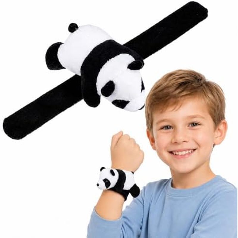 Pulseira Zerodeko Slap Bichos De Pelúcia , De Tapa De Panda , Tema Selva , Brinquedos Lembrancinhas De Festa Para Menino