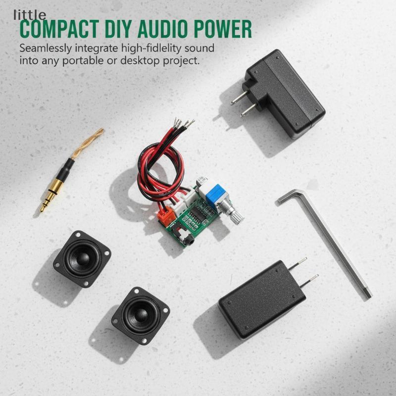 [FSP] 1 Conjunto De Entrada USB 5V Fonte De Alimentação Dupla Saída 3W XH-A157 Placa Amplificadora Digital PAM8403 Com B