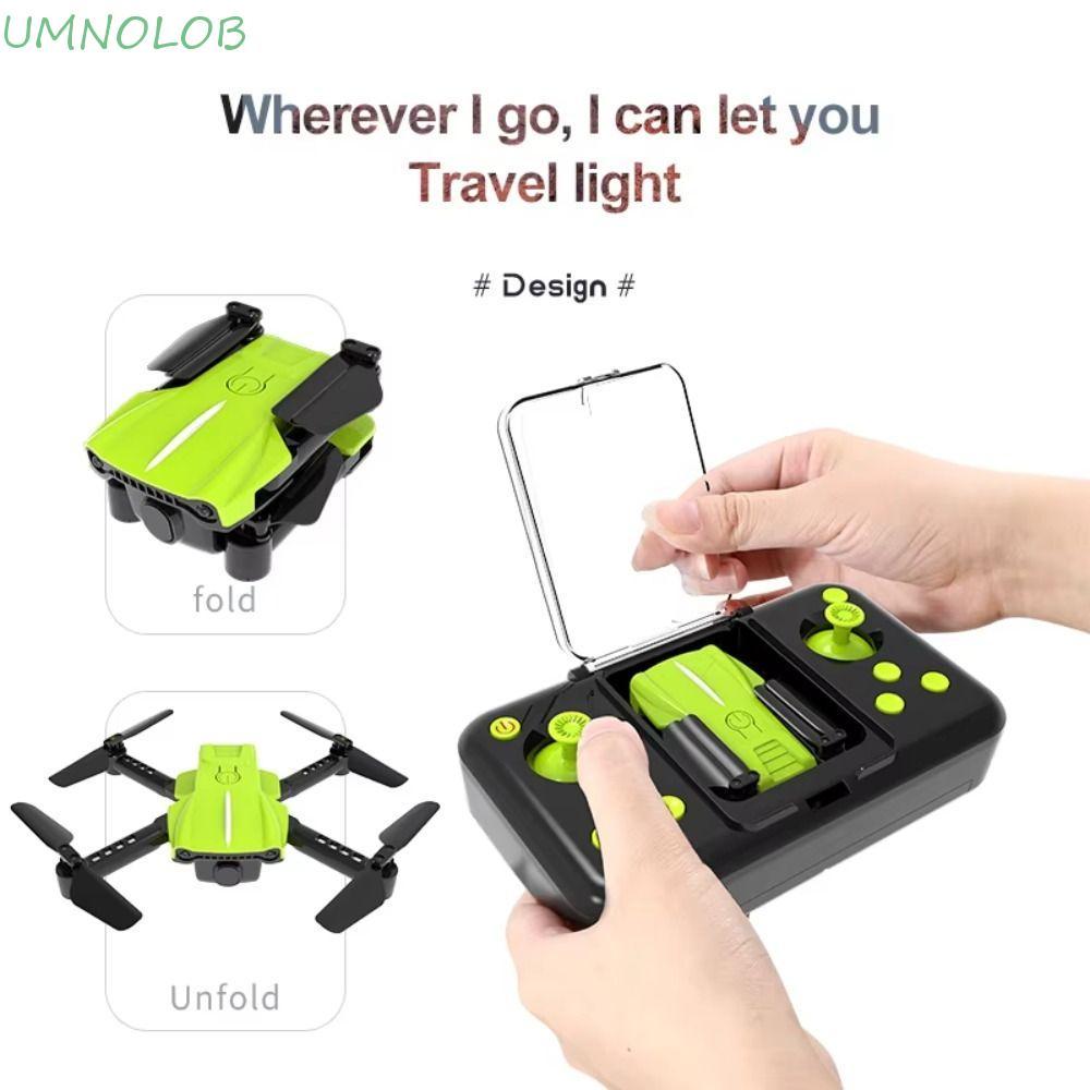 Brinquedo De Avião De Controle Remoto UMNOLOB , Mini Voador K10 De Quatro Eixos , Câmera Durável ABS FPV RC