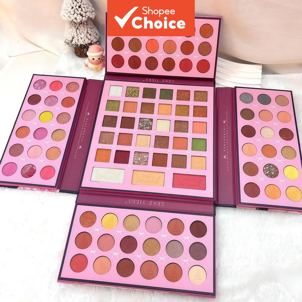 Paleta de Sombras Trend Yies 105 Cores - Conjunto Completo de Maquiagem com Acabamentos Matte, Brilho e Glitter