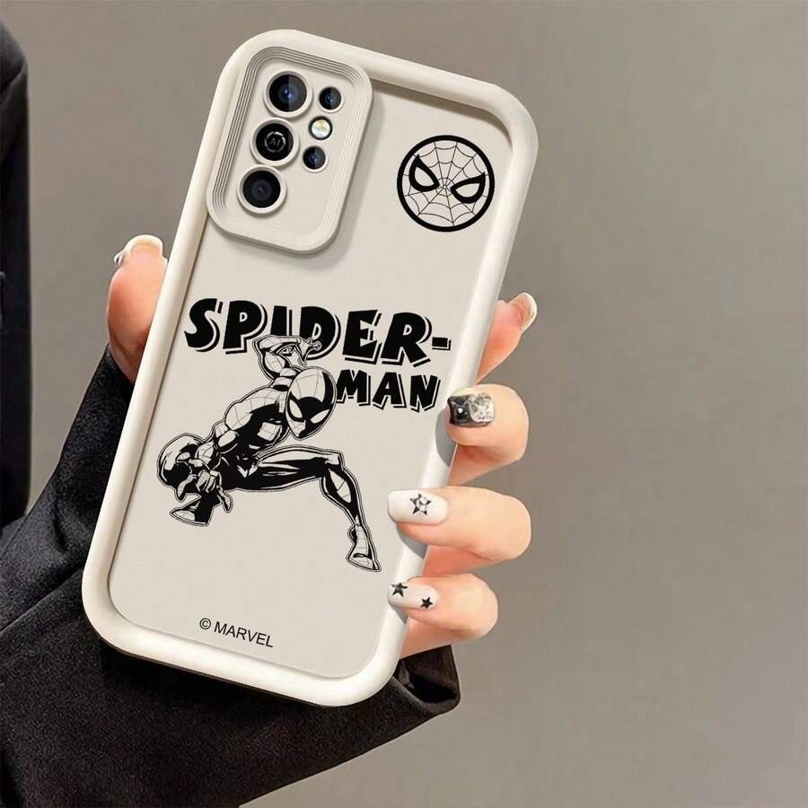 Homem-Aranha Capinha Capa Para Samsung A05S A15 A07 A13 A55 A35 S24 ULTRA  A23 A54 A17 A26 S23 FE Silicone Anti Queda