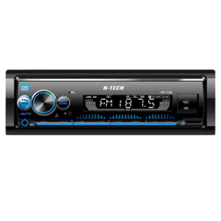 Som Automotivo Bluetooth H-Tech HT-1125 MP3 Player Rádio Fm Usb Controle Remoto SD Card 7 Cores no Painel