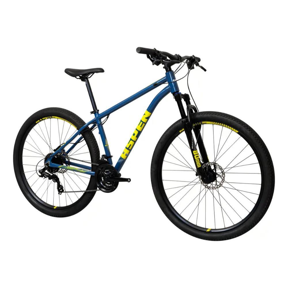 Bicicleta Aro 29 Caloi Aspen 24 Marchas Freio Hidráulico Quadro Alumínio Azul