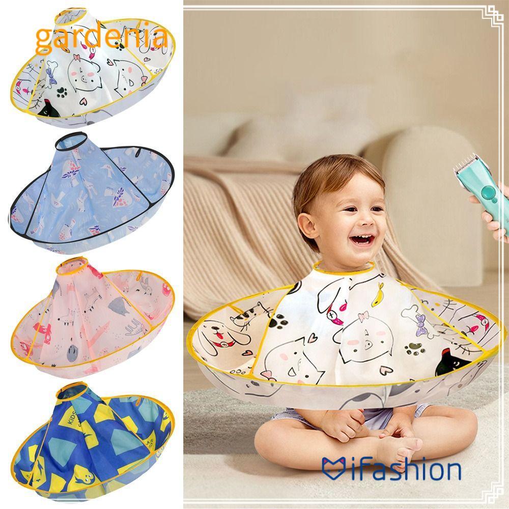 Vestido De Corte De Cabelo GARDENIA , Capa Guarda-Chuva À Prova D'água Para Infantil , Avental De Cabeleireiro Reutilizá
