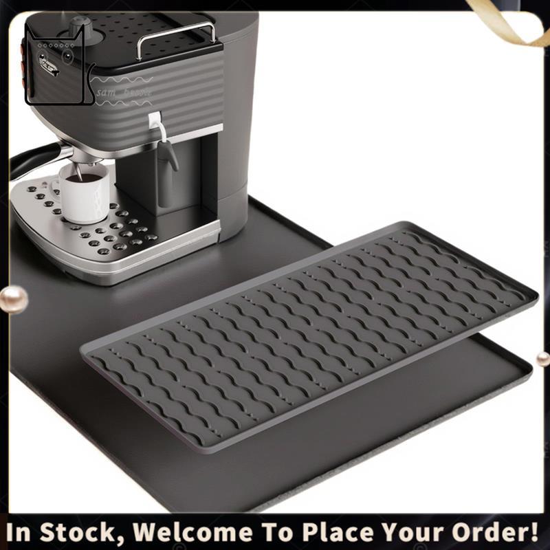 Tapete De Secagem Para Bar De Café Cozinha Máquina Expresso (Preto)
