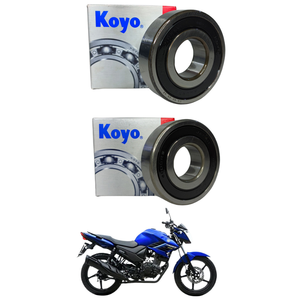 Par de Rolamentos do Virabrequin Yamaha Fazer 150/ Factor 150/ Xtz 150 Crosser Koyo
