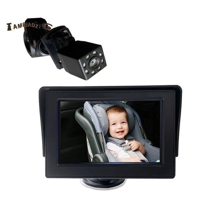 [Entrega Rápida T] Câmera De Carro De Bebê , Espelho Retrovisor Monitor De 4.3 Polegadas , Assento Observar