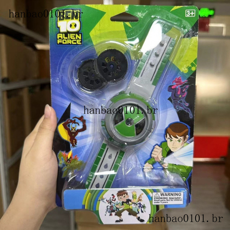 Benwolf Figura Ben 10 Ultimate Omnitrix Style Projetor Brinquedos De Relógio Para Crianças Heatblast Ditto Ben10 Present