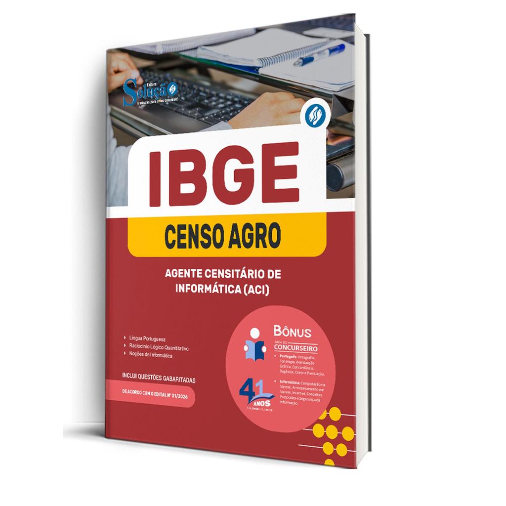 Apostila IBGE CENSO 2027 - Agente Censitário de Informática (ACI)