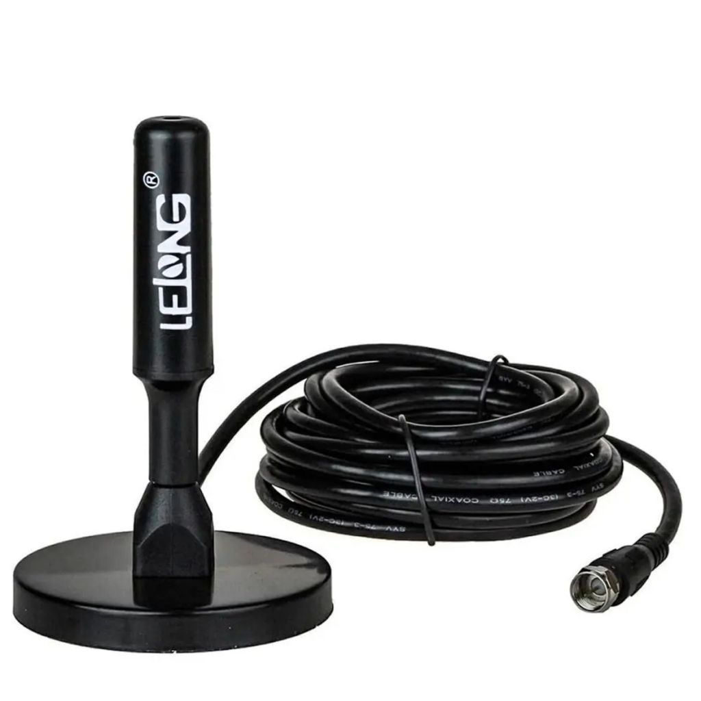 Antena Digital Interna Externa HDTV UHF VHF Cabo 5 Metros LE-3094-13  Lelong