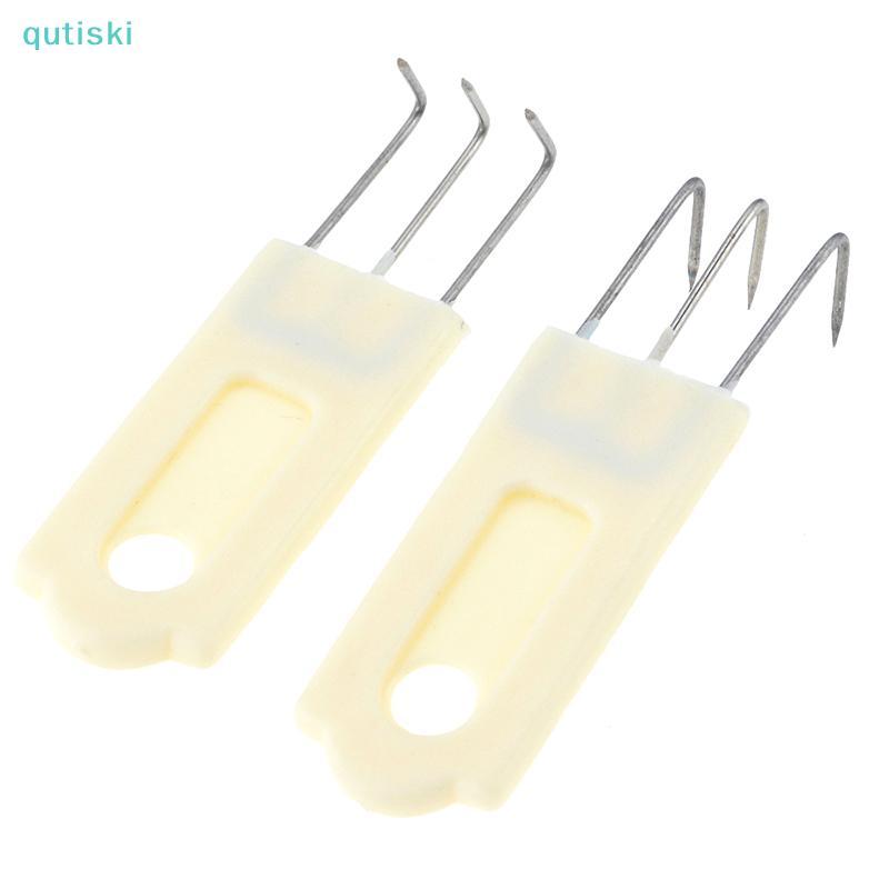 QUTI 1 Pc Cabide De Peso Pequeno Pothook 70mm Para Brother Silver Reed Singer Todas As Máquinas Acessórios De Tricô Peça