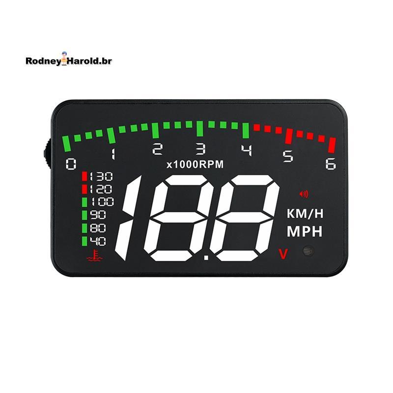 [Entrega Rápida R] A900 Carro HUD OBD RPM Medidor Head-Up Display Acessórios Do Multi-Digital Velocidade Temperatura Da