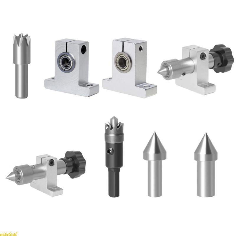 vipdeal Flor De Ameixa Dedal Broca Torno Tailstock Centro Rotativo Ferramentas Para Trabalhar Madeira Rolamento