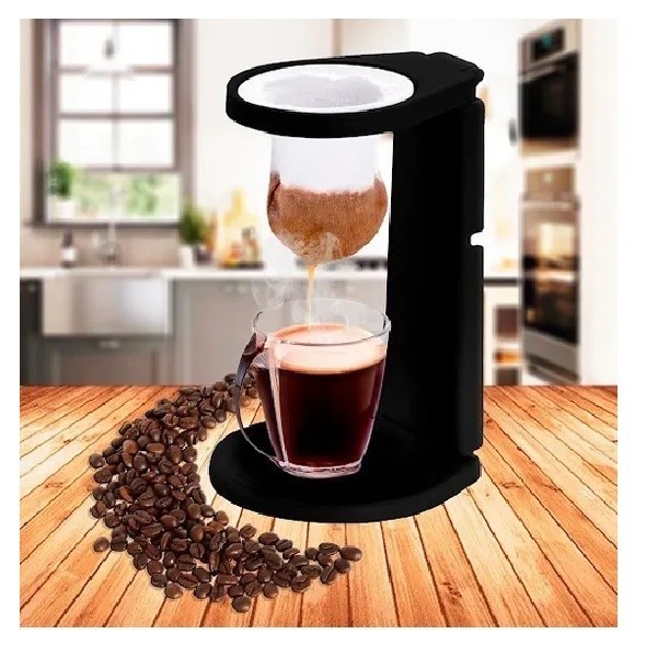 Mini Cafeteira Café Coado Individual Coador de Pano Filtro Reutilizável