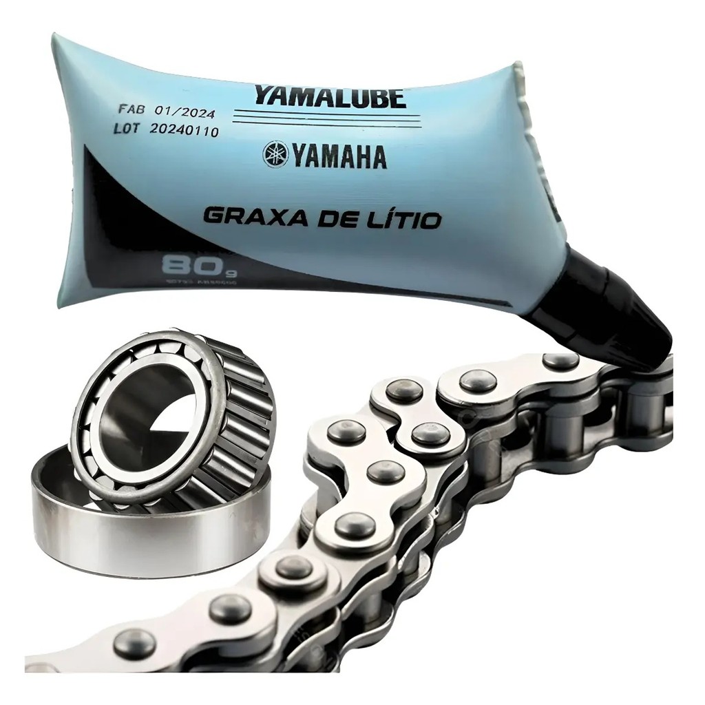 GRAXA LITIO YAMALUBE SACHE 80G CORRENTE E ENGRENAGENS