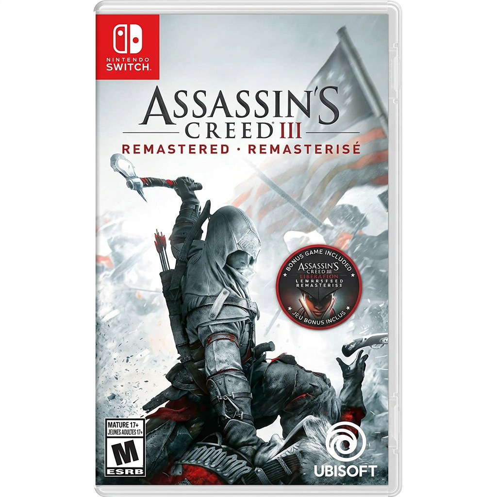 Assassins Creed III Remastered Switch Midia Fisica