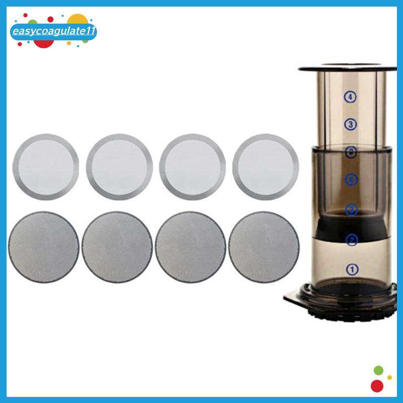 EASYC 2 Pcs Disco De Filtro Ultra De Aço Inoxidável Para Acessórios De Cafeteira Aeropress BR