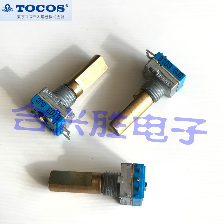 Japão japão TOCOS potenciômetro de precisão de alta vida TP96N93 único B10K luz sentir comprimento do eixo 20MM 90 graus