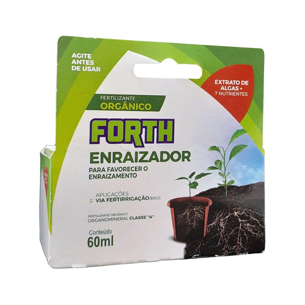 Adubo Enraizador Concentrado Orgânico Forth - 60ml