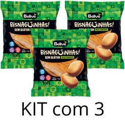 Kit com 3 Bisnaguinhas Multigrãos Sem Glúten 200g- Belive