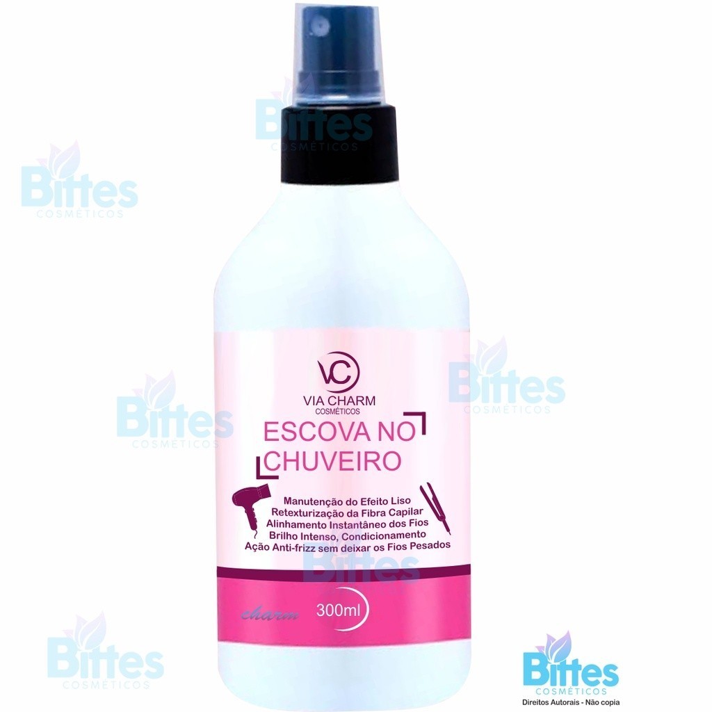 ESCOVA NO CHUVEIRO VC COSMÉTICOS ALINHAMENTO EFEITO LISO MÁSCARA CREME
