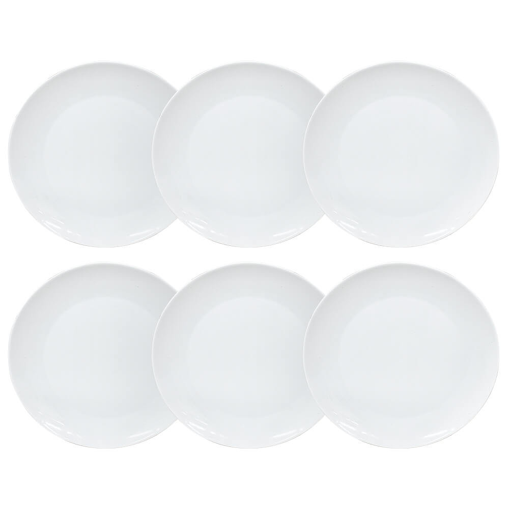 Jogo de Pratos Rasos de Jantar em Opaline 6 peças - Hauskraft em Oferta na Shopee