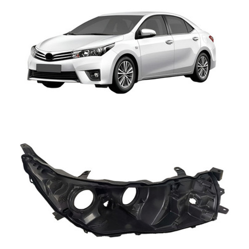 Carcaça Farol Corolla 2014 A 2017 Sem Projetor Sem Led