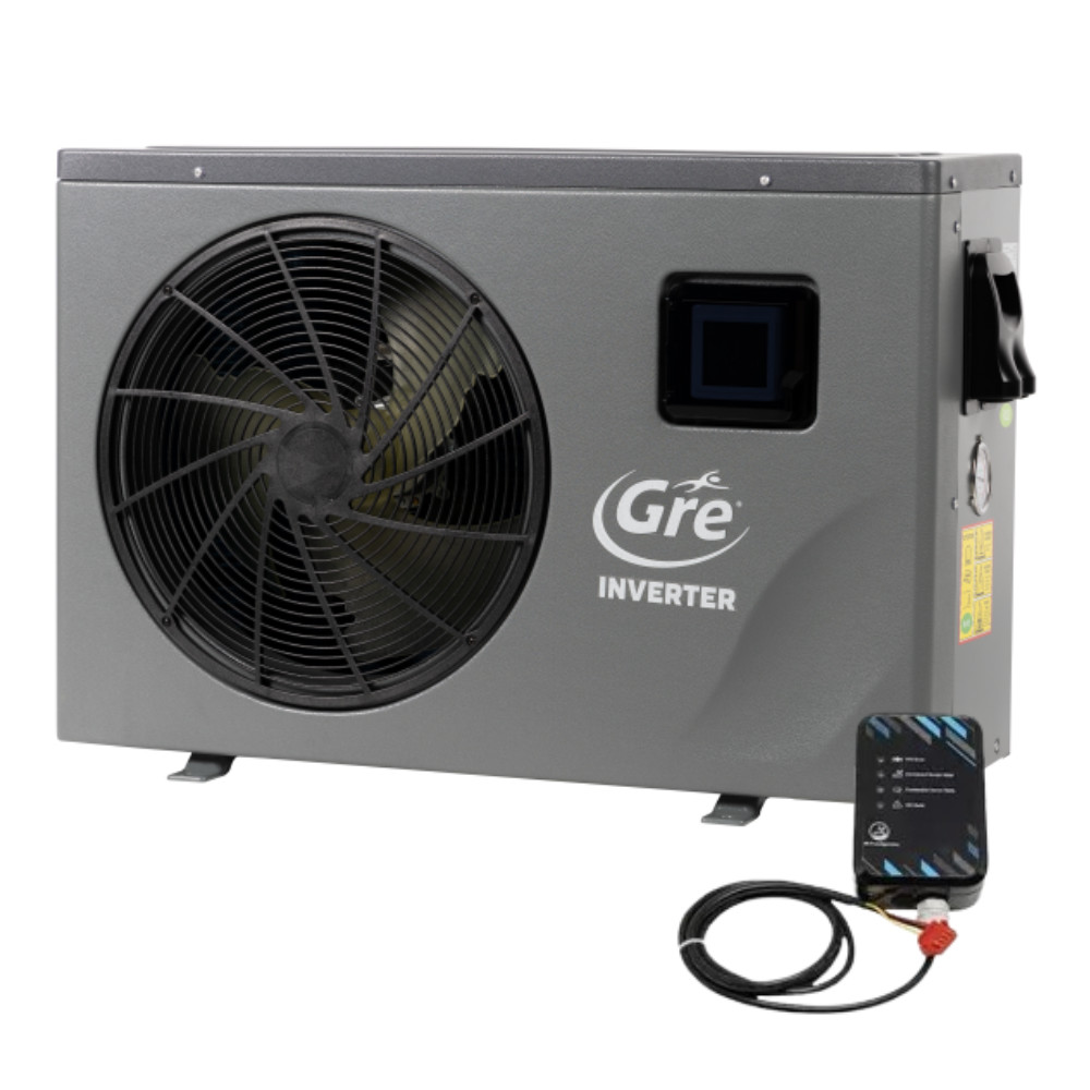 Bomba Trocador de Calor GRE9 Inverter 30.708 BTUS Aquecimento Piscinas até 53.000 Litros em Oferta na Shopee