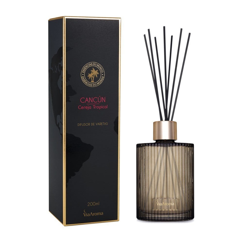 Difusor de Varetas Linha Mundo Via Aroma - 200ml em Oferta na Shopee