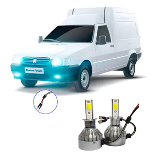 Lâmpada Led Fiat Fiorino 1990 - 2013 H3 V10 - Efeito Xênon Led Branco Led em Oferta na Shopee