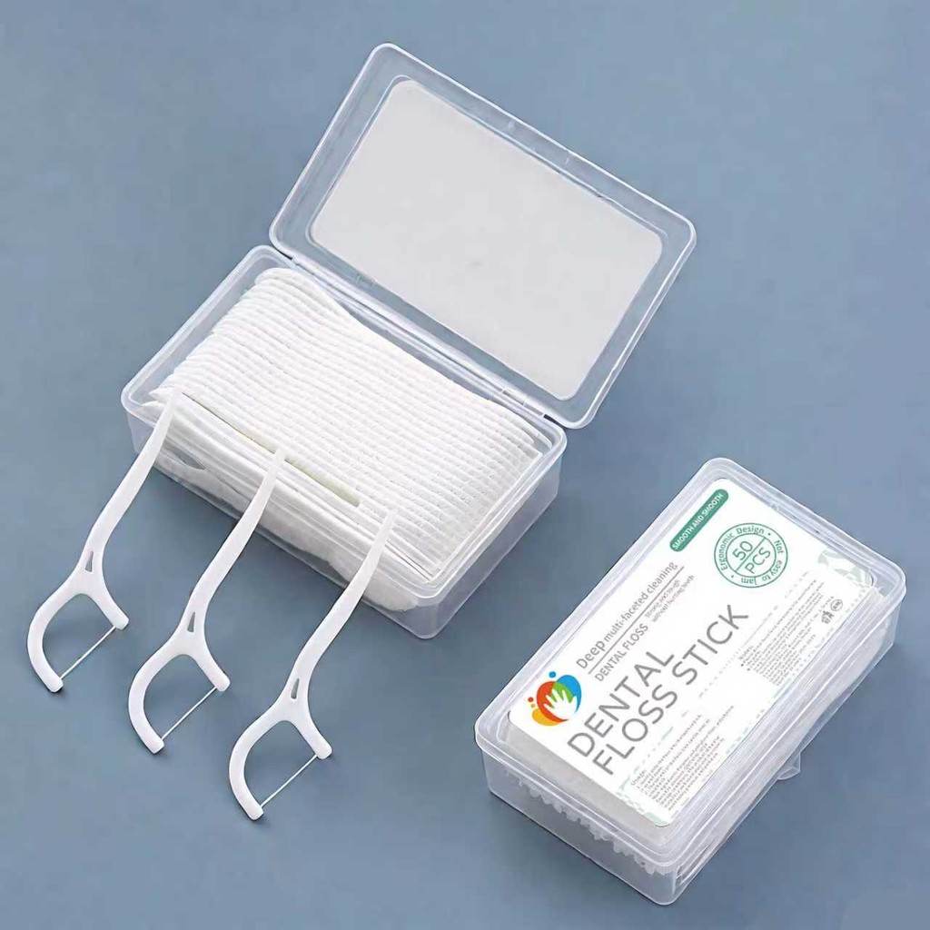 Fio Dental Bastão Descartável – Higiênico e Resistente para Limpeza Interdental Diária e Higiene Bucal Completa