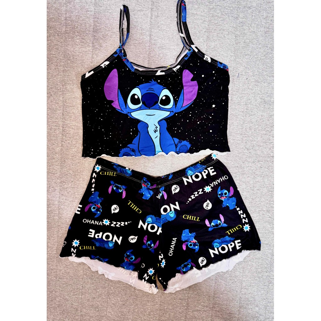 BabyDoll pijama feminino roupa de dormir varias estampas cropped blogueirinha modelo Virgínia P/M/G/GG moda verão casual