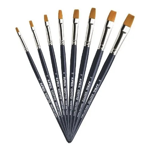 Pincel giotto taklon chato serie 600 - unidade