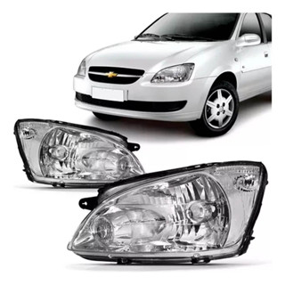 Par Farol Corsa Classic 2011 2012 2013 2014 2015 2016 em Oferta na Shopee