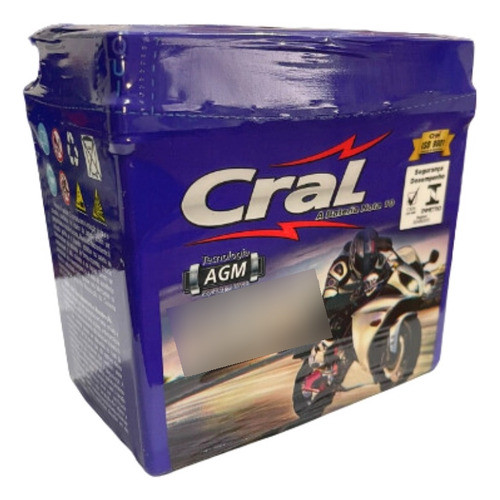 Bateria Moto Dafra Kansas 150 Todos Os Anos Cral 6ah