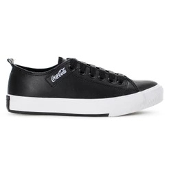 Tênis Coca Cola Atlanta Town Coke Preto e Branco - Feminino