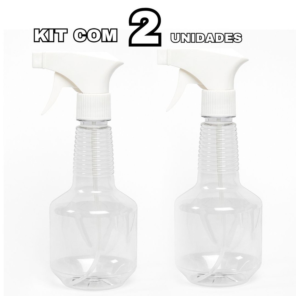Borrifador Spray 500ml Plástico Reforçado Pulverizador Limpeza e Jardinagem