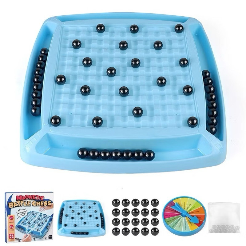 Tabuleiro de Xadrez Magnético Educativos – Jogo De Briquedo Infantil e Adulto Portátil 12 Bolinhas em Oferta na Shopee