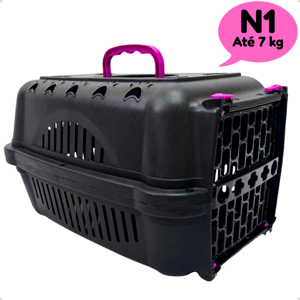 Caixa De Transporte Pet Para Cães Gatos Coelhos N1 - Durapets