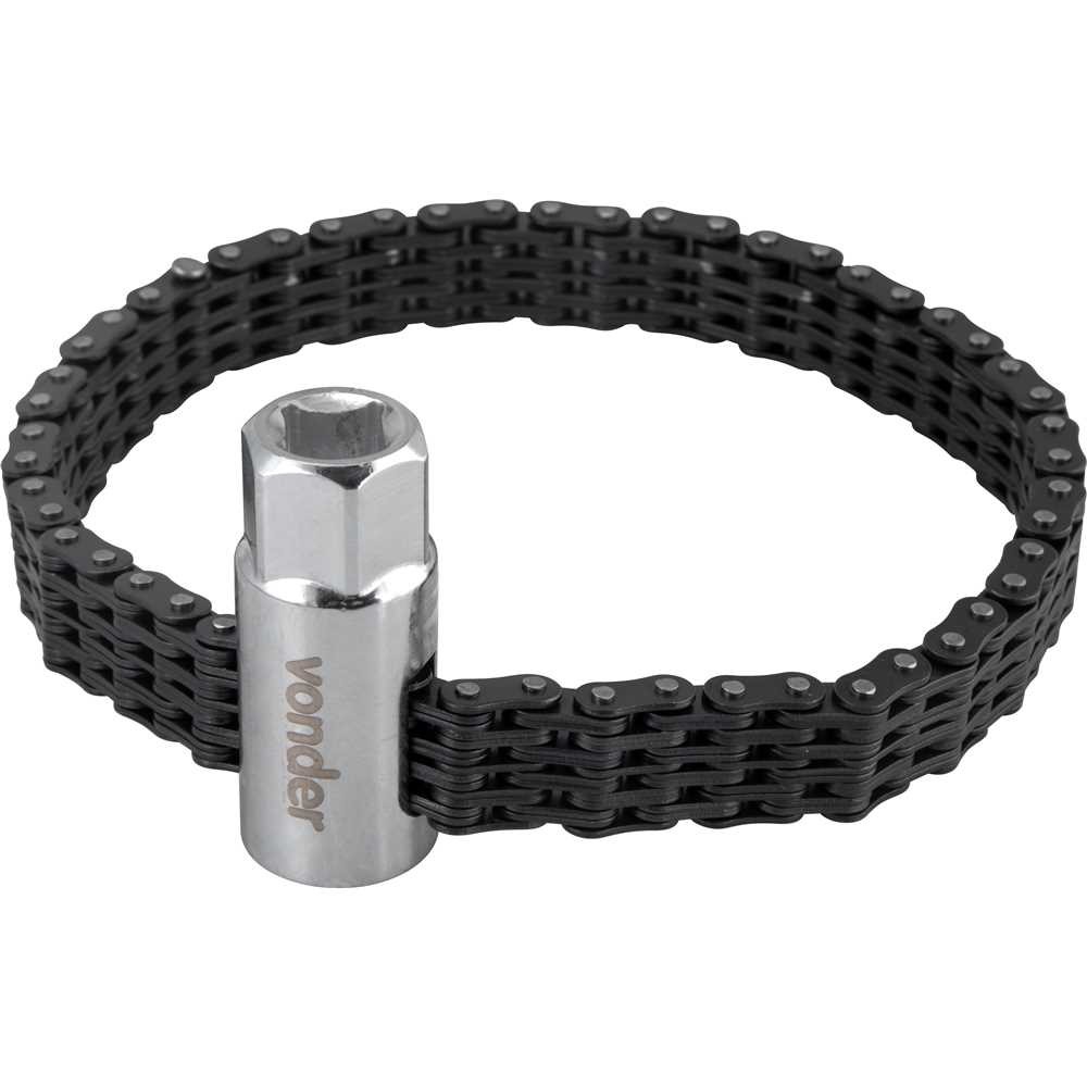 Saca Filtro Óleo Corrente Dupla Ajustável Até 143mm Vonder em Oferta na Shopee