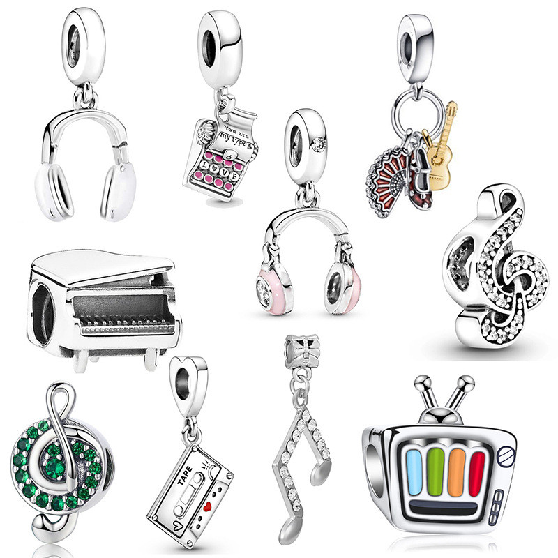 Charme Berloque Prata 925 Pingente Belas Jóias Aço Inoxidável Contas DIY Pulseira Colar Acessórios