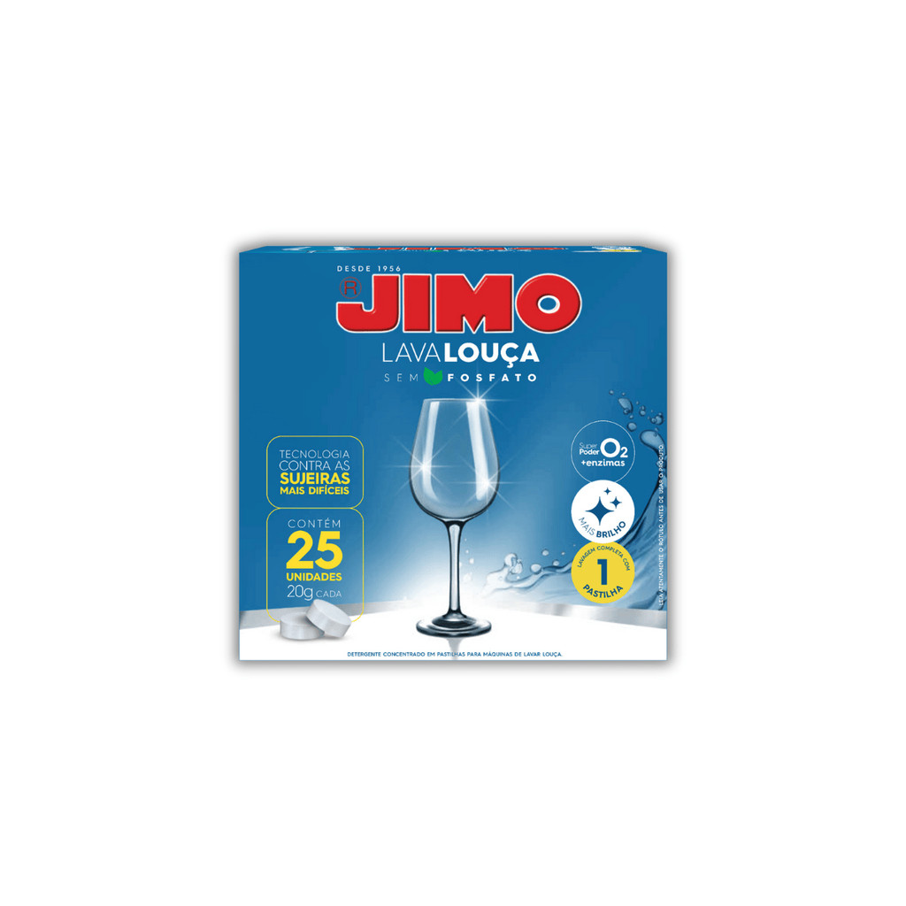 Jimo Lava Louças Multicamadas Estojo C/25 Pastilhas Concentradas em Oferta na Shopee