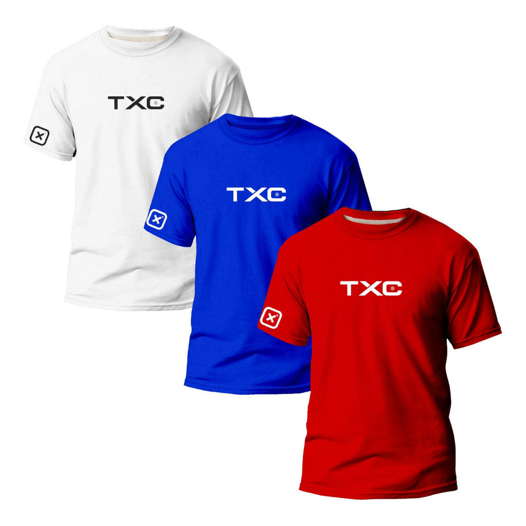 Kit 3 Camisetas Txc Camisa Masculina Rodeio Moda Country