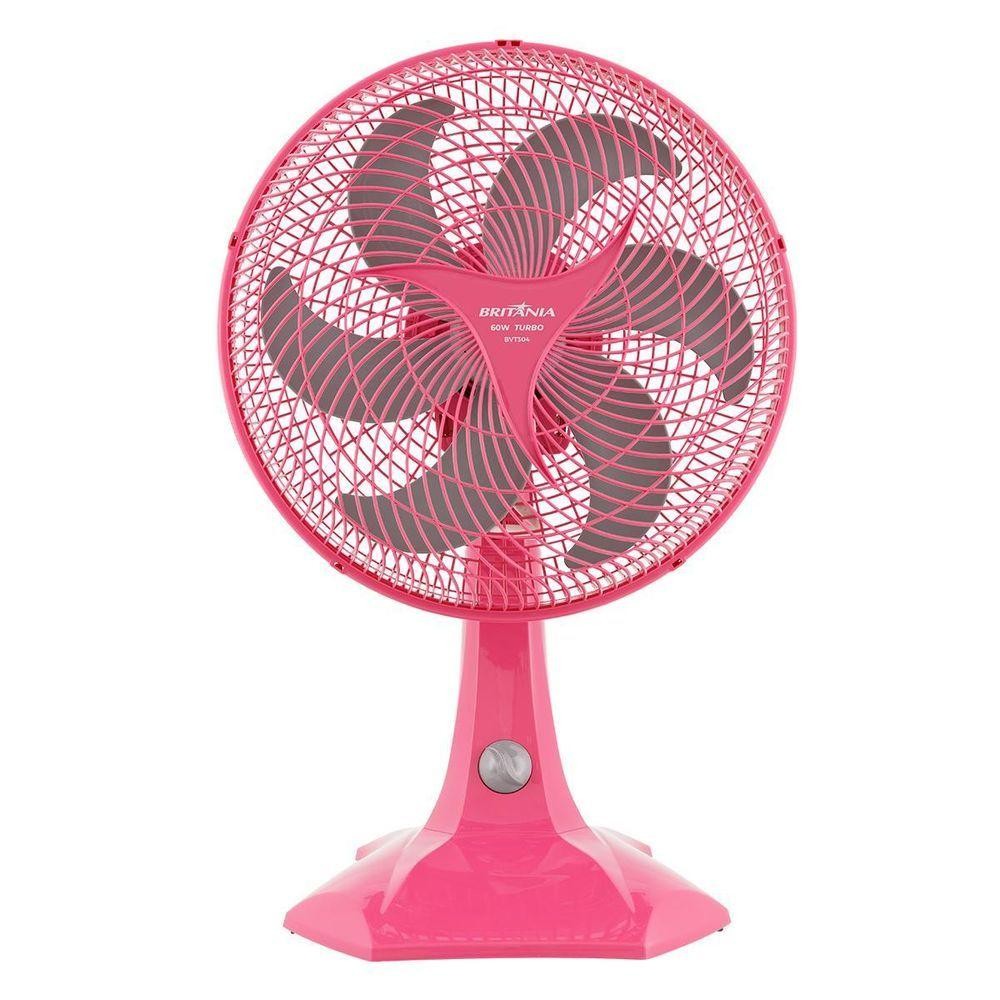 Ventilador Rosa Britânia Maxx Force 60W BVT304 110V em Oferta na Shopee