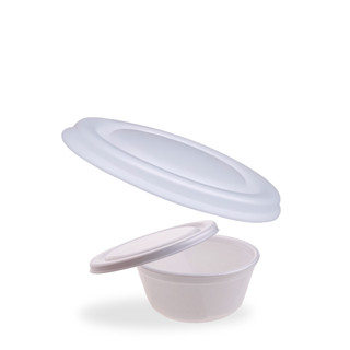 50 unid Tampa para Cumbuca De Isopor 500ml Pote Térmico Pote de Isopor para Caldos Sopas Açai em Oferta na Shopee